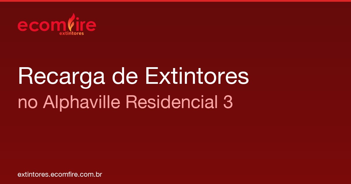Recarga de extintores Alphaville Residencial 3