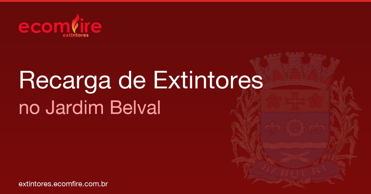 Recarga de extintores Jardim Belval