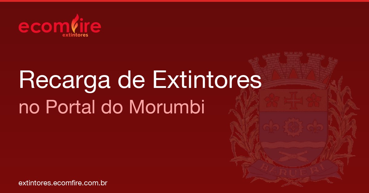 Recarga de extintores Portal do Morumbi