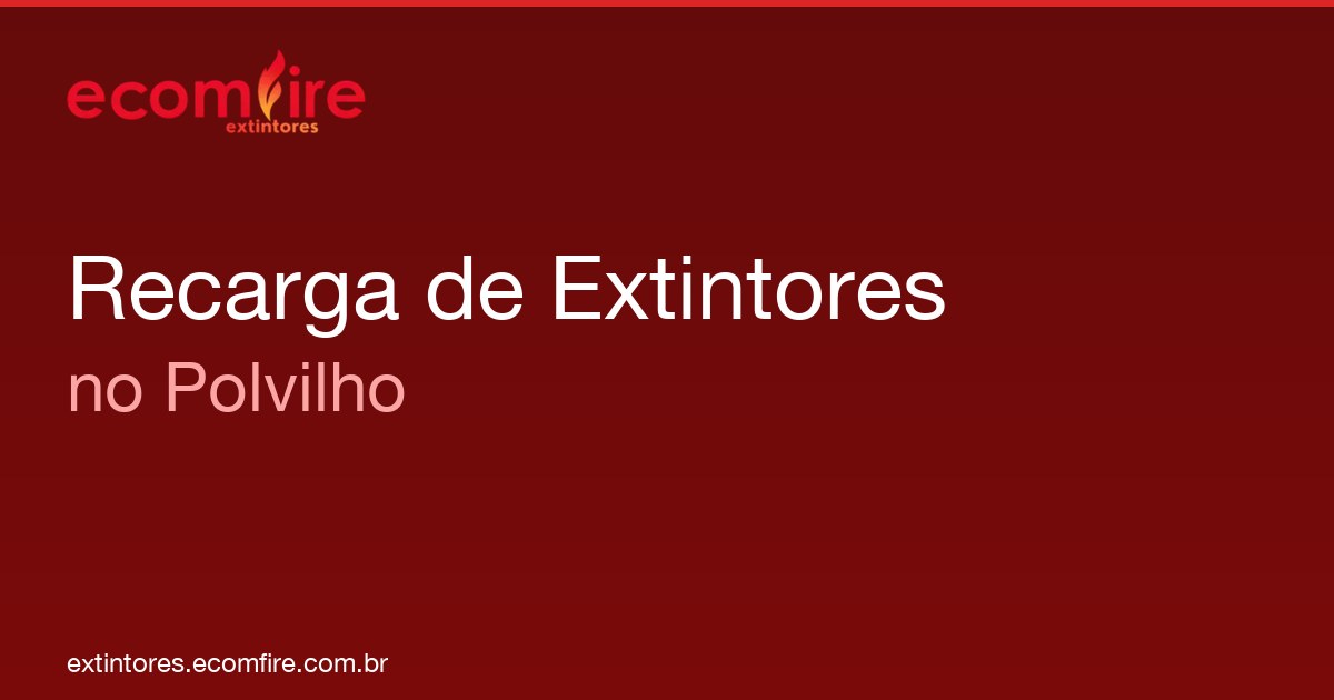 Recarga de extintores Polvilho