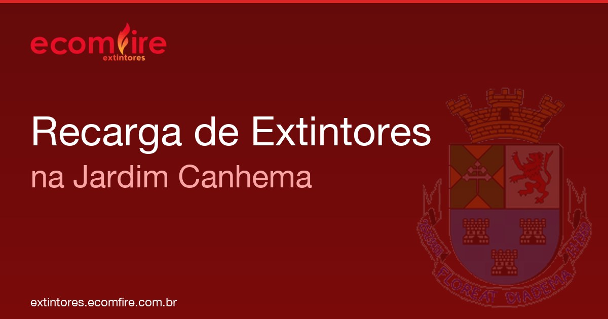 Recarga de extintores Jardim Canhema