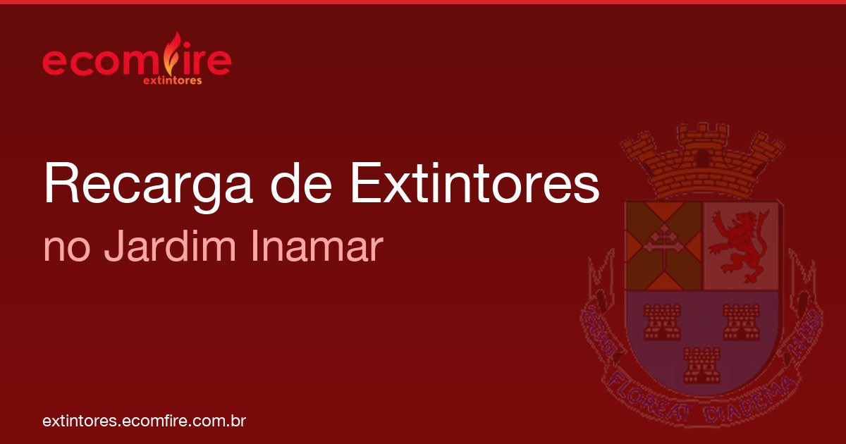 Recarga de extintores Jardim Inamar