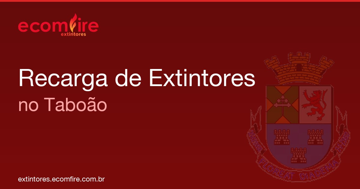 Recarga de extintores Taboão