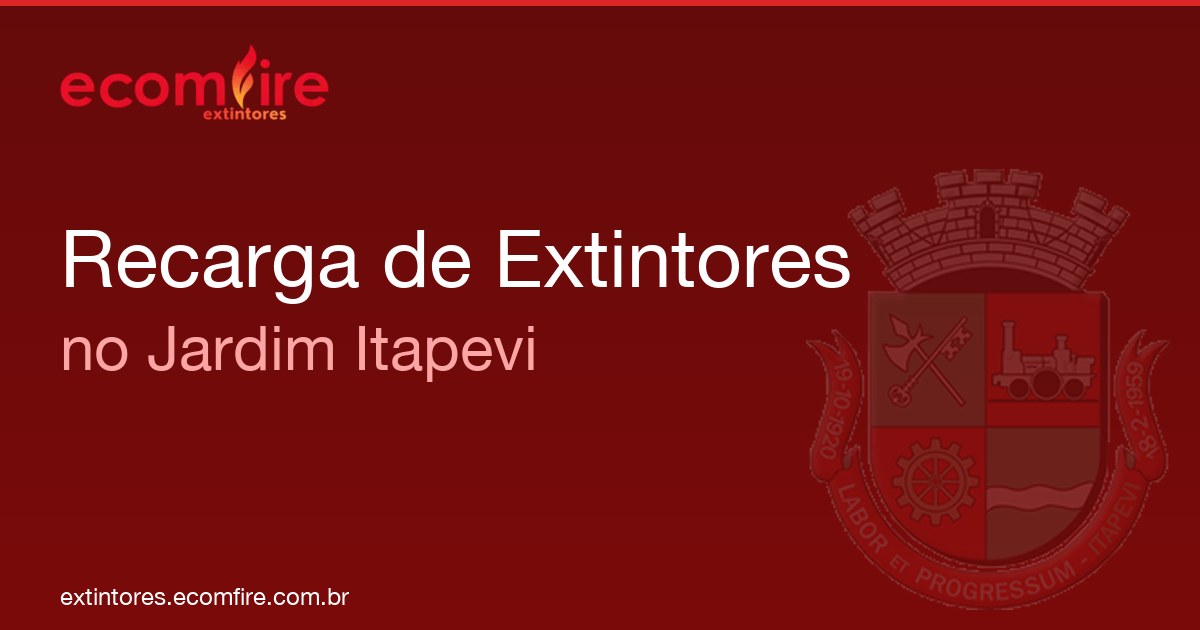 Recarga de extintores Jardim Itapevi