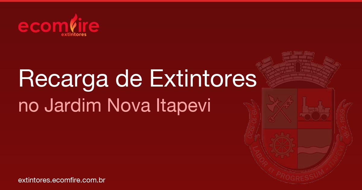Recarga de extintores Jardim Nova Itapevi