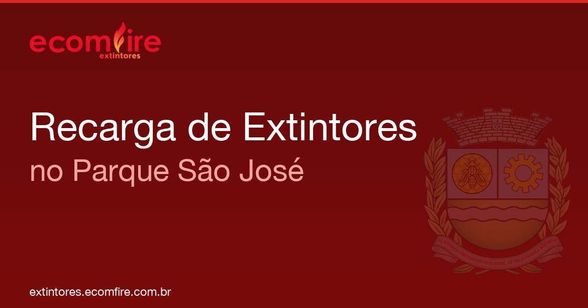 Recarga de extintores Parque São José