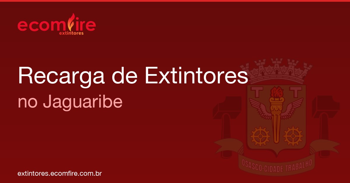 Recarga de extintores Jaguaribe
