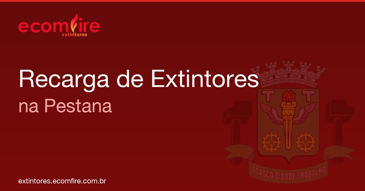 Recarga de extintores Pestana