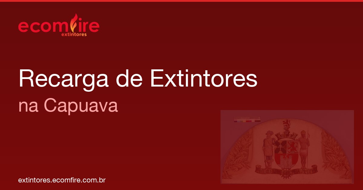 Recarga de extintores Capuava