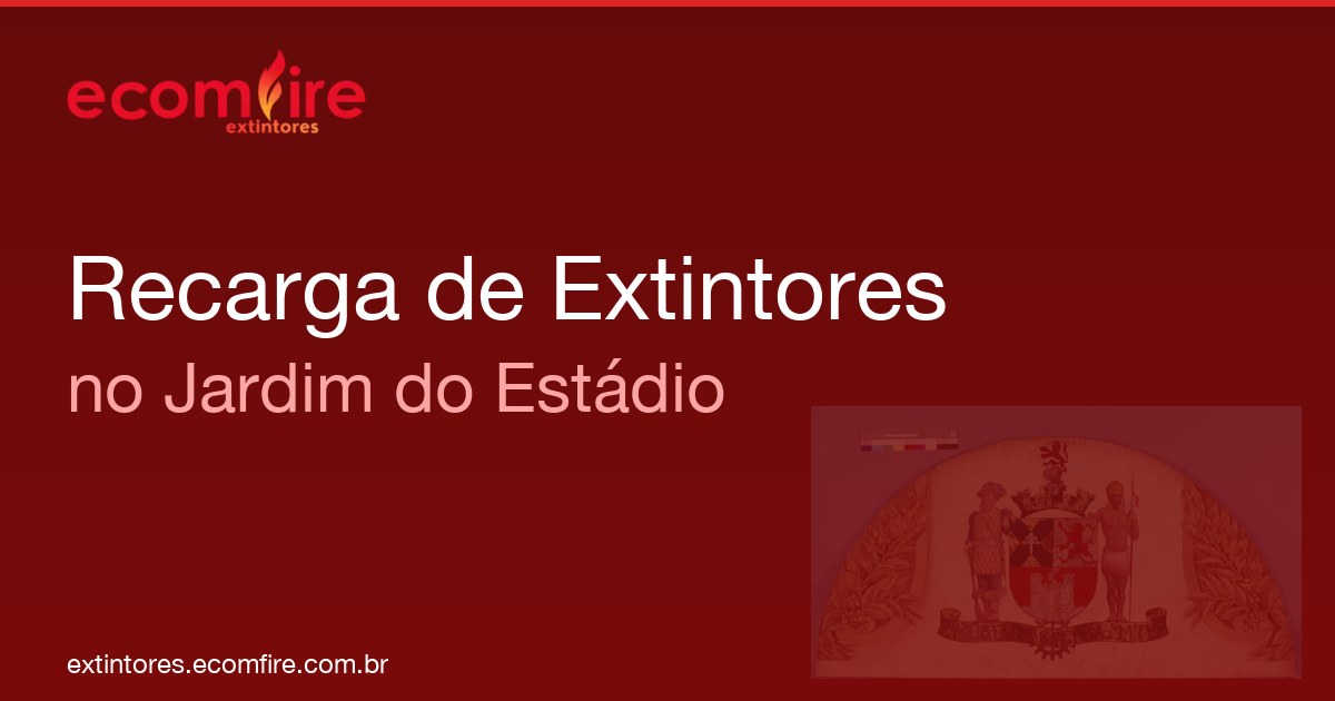 Recarga de extintores Jardim do Estádio
