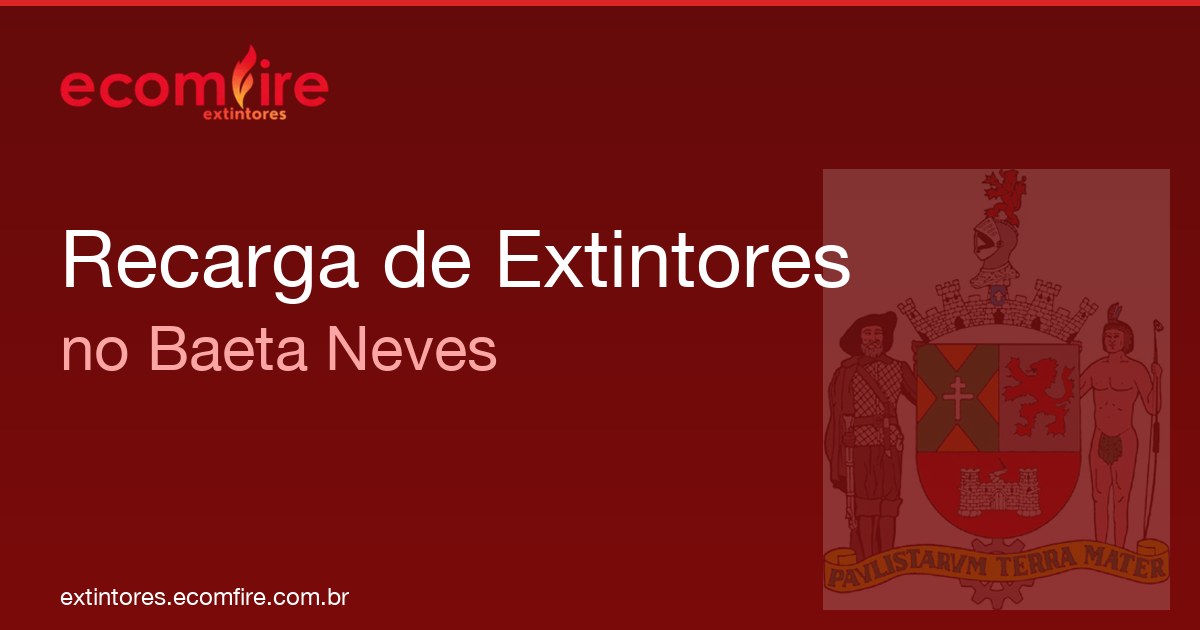 Recarga de extintores Baeta Neves
