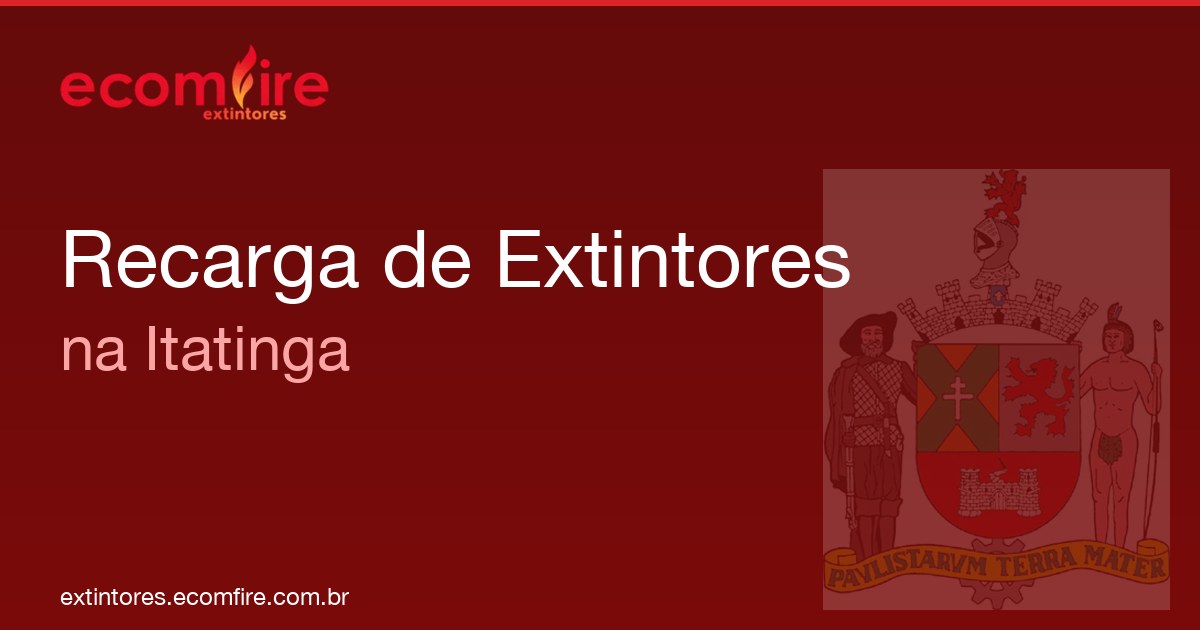 Recarga de extintores Itatinga