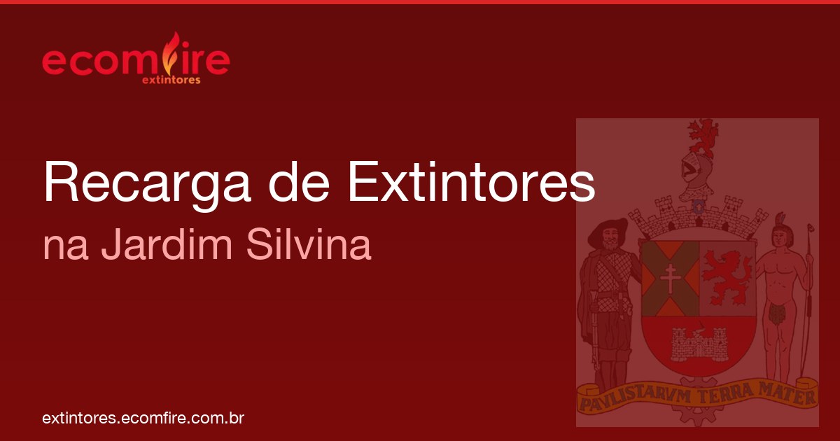 Recarga de extintores Jardim Silvina