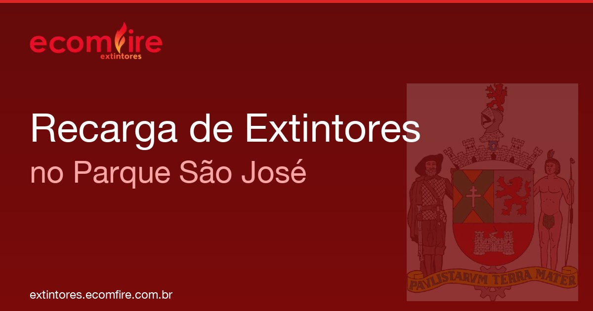 Recarga de extintores Parque São José
