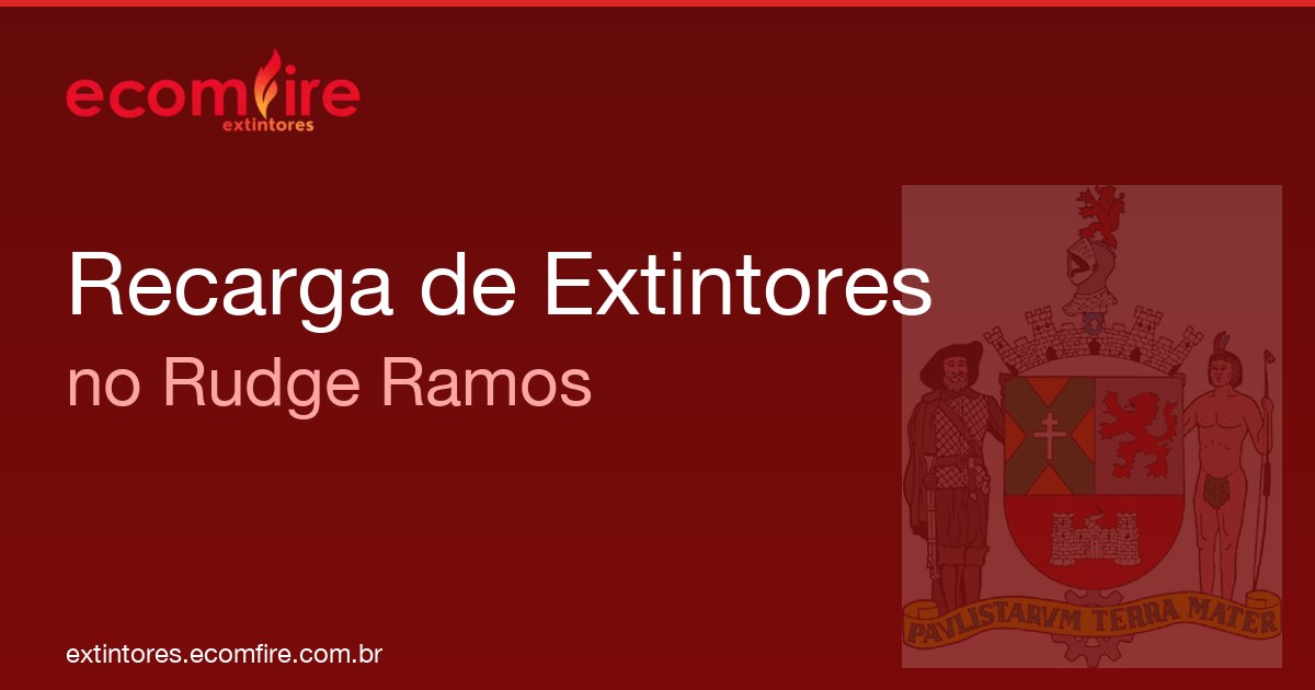 Recarga de extintores Rudge Ramos