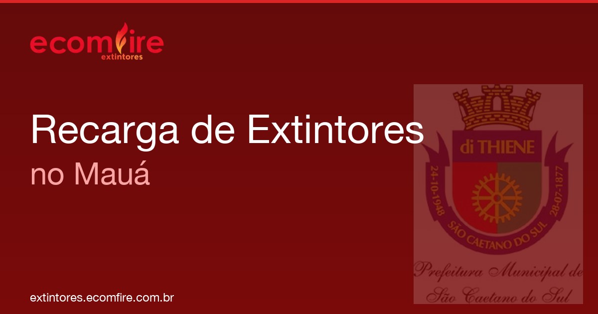 Recarga de extintores Mauá