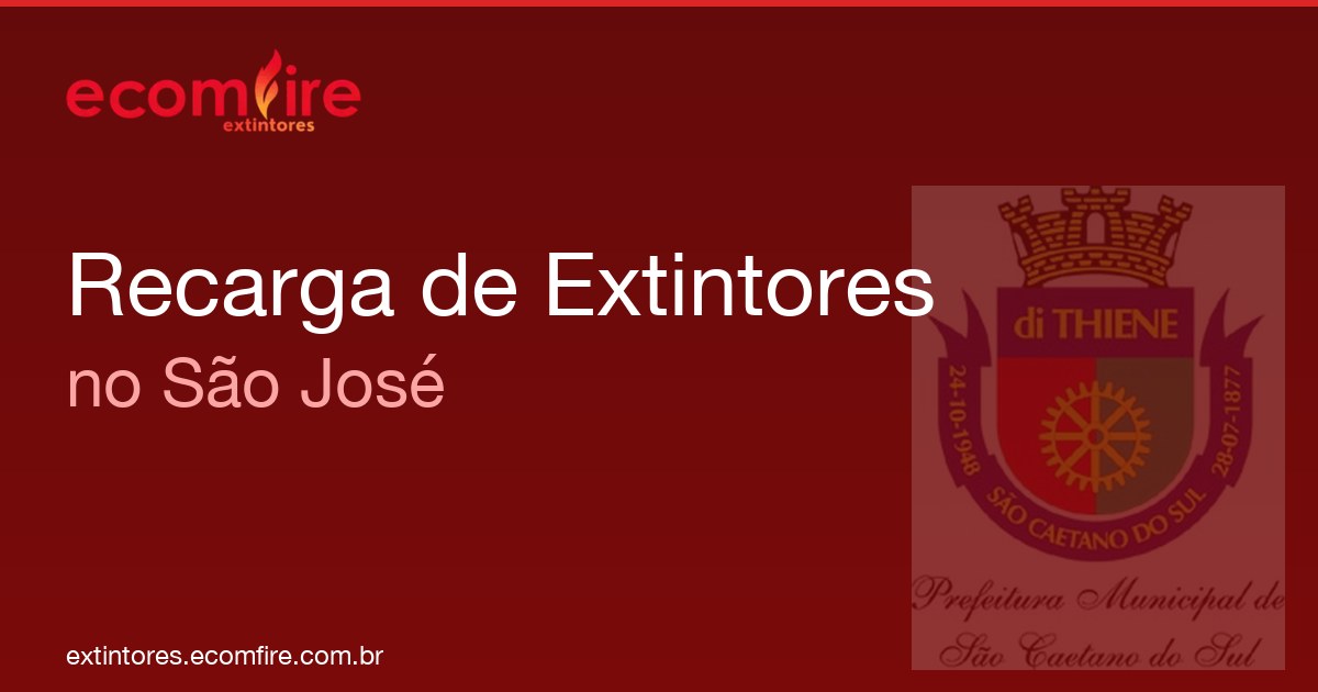 Recarga de extintores São José