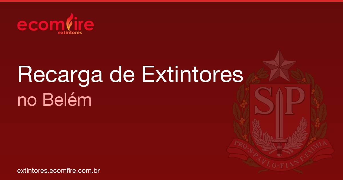 Recarga de extintores Belém