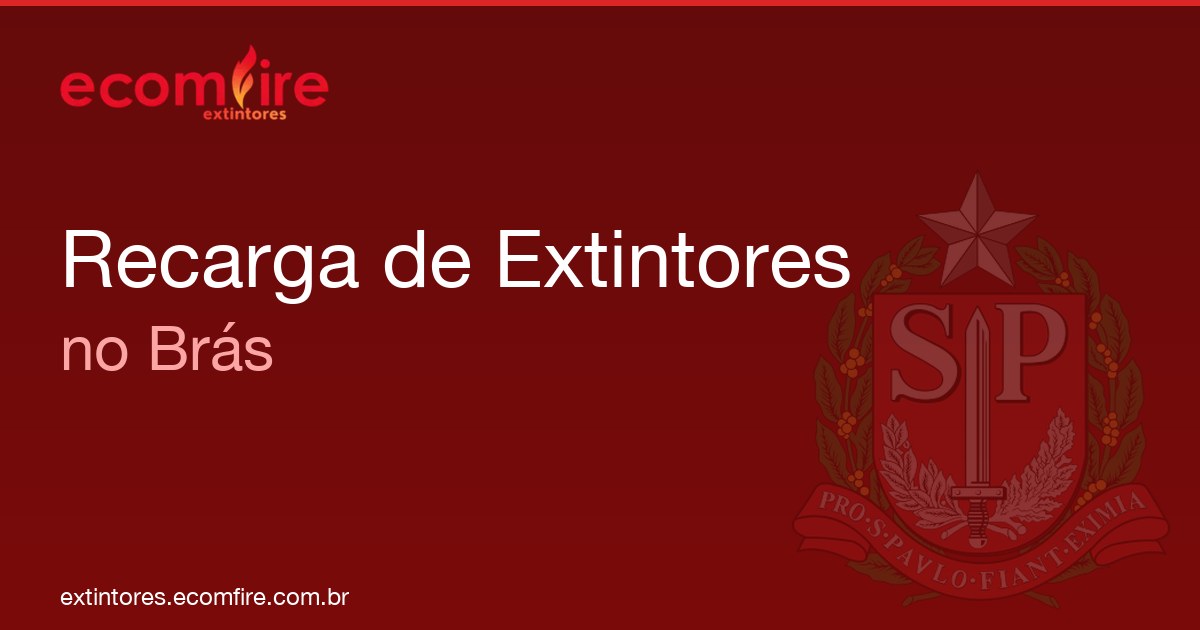 Recarga de extintores Brás