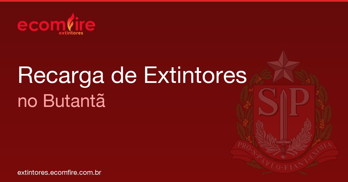 Recarga de extintores Butantã