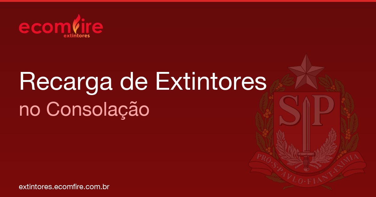 Recarga de extintores Consolação