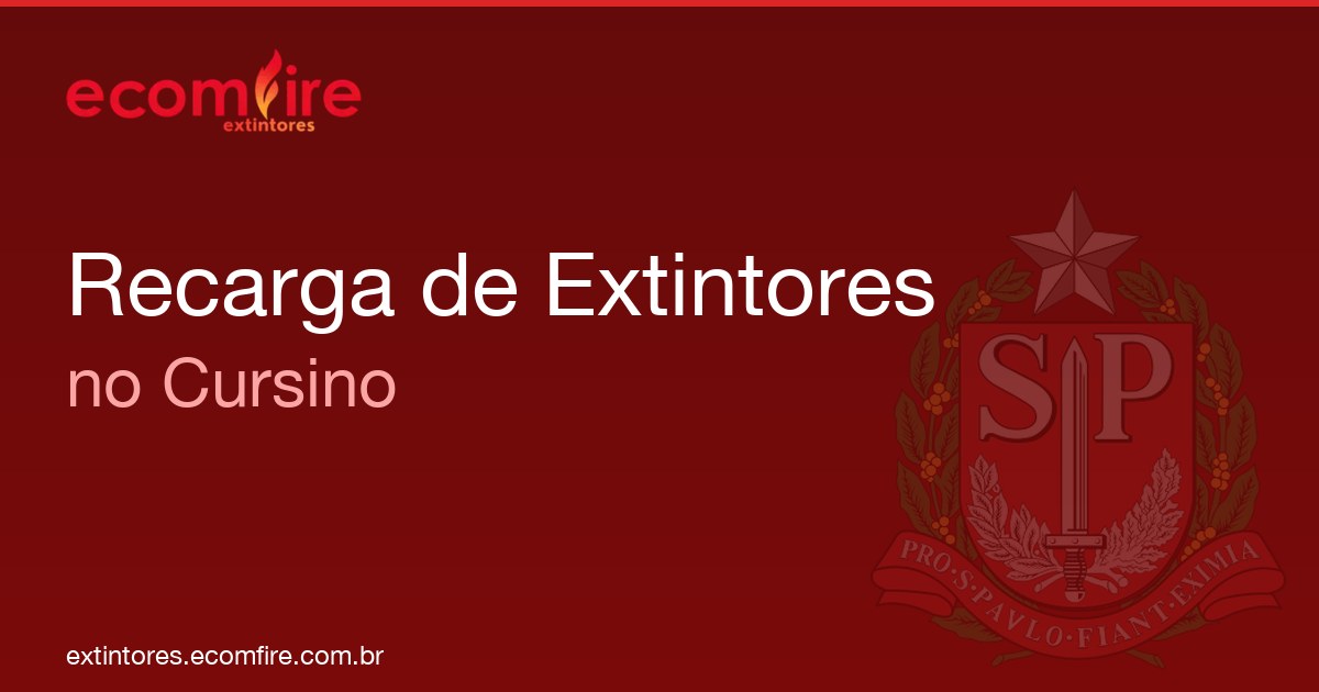Recarga de extintores Cursino