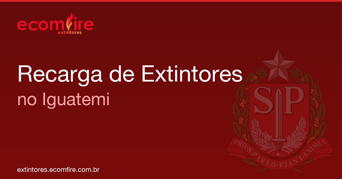 Recarga de extintores Iguatemi