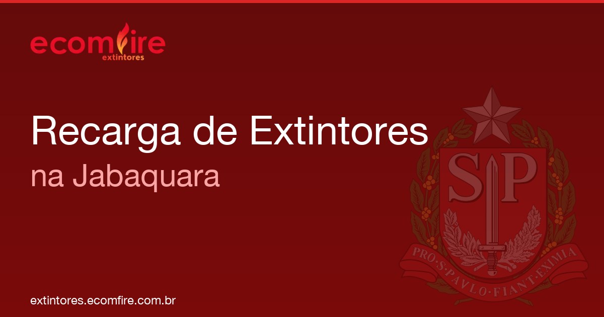 Recarga de extintores Jabaquara