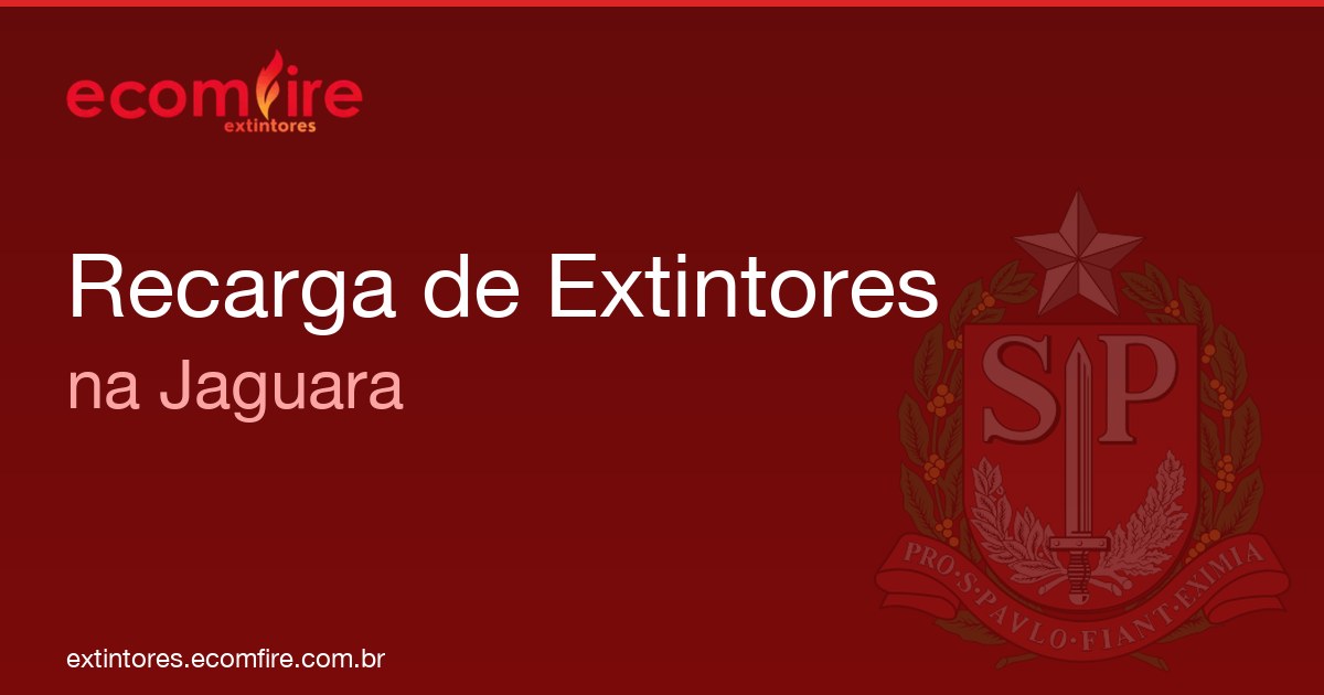 Recarga de extintores Jaguara
