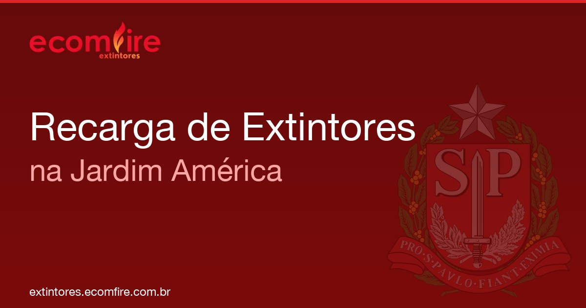 Recarga de extintores Jardim América