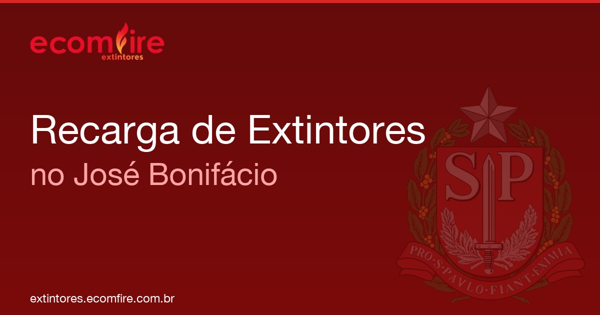Recarga de extintores José Bonifácio