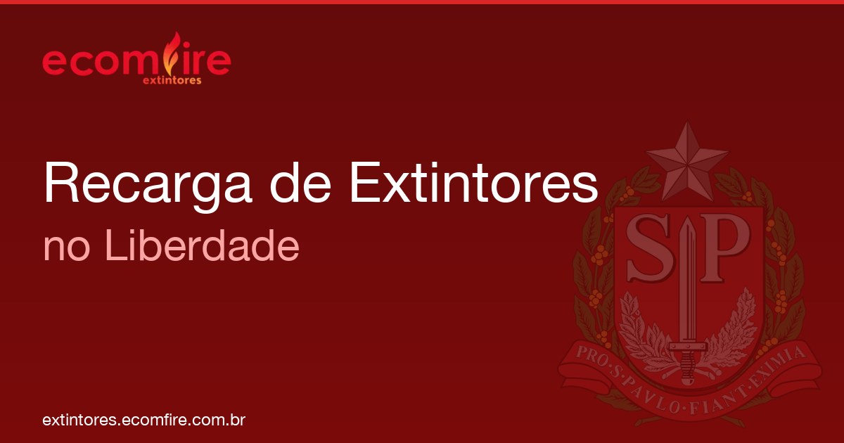 Recarga de extintores Liberdade