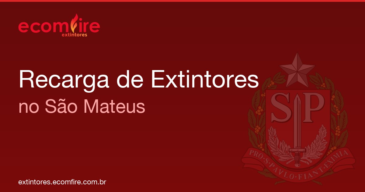 Recarga de extintores São Mateus