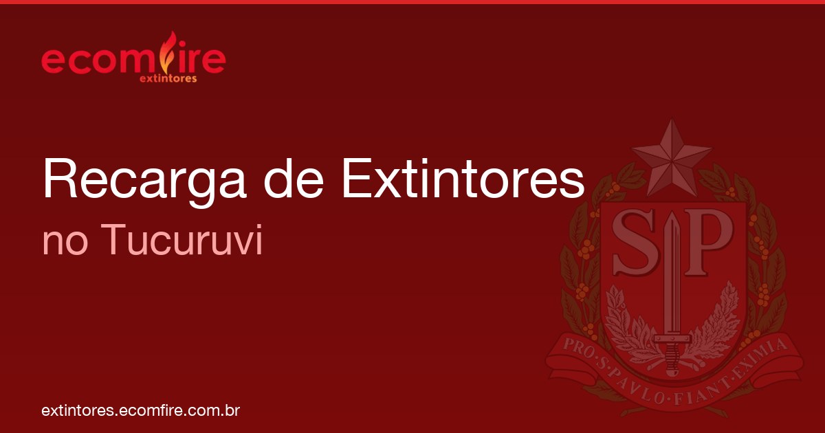 Recarga de extintores Tucuruvi