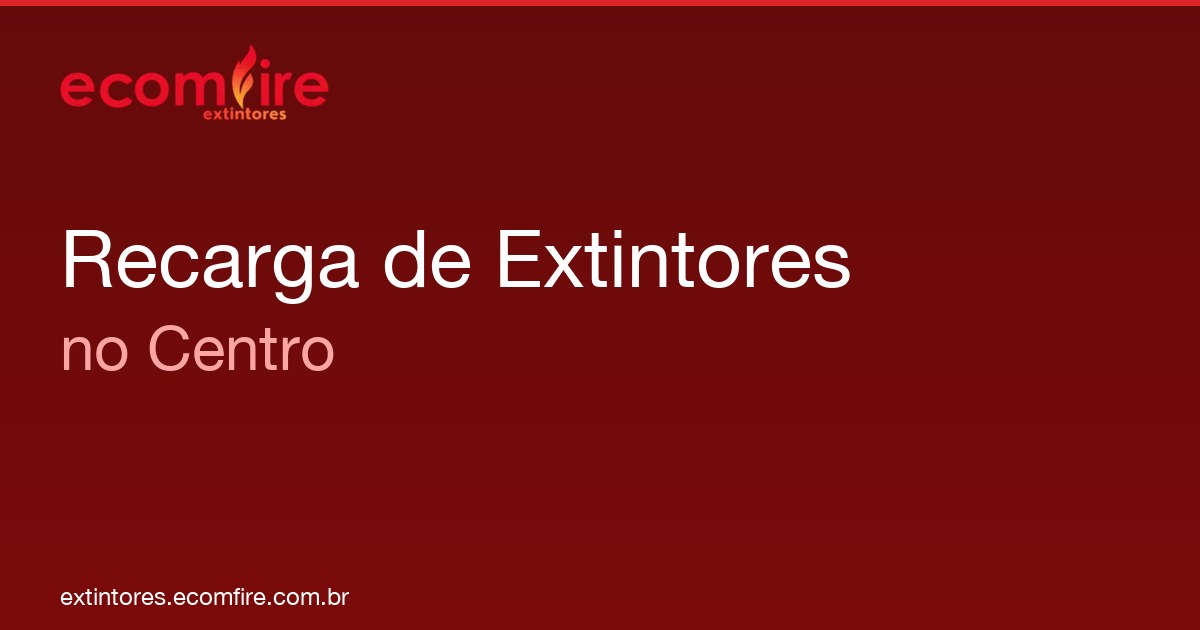 Recarga de extintores Centro